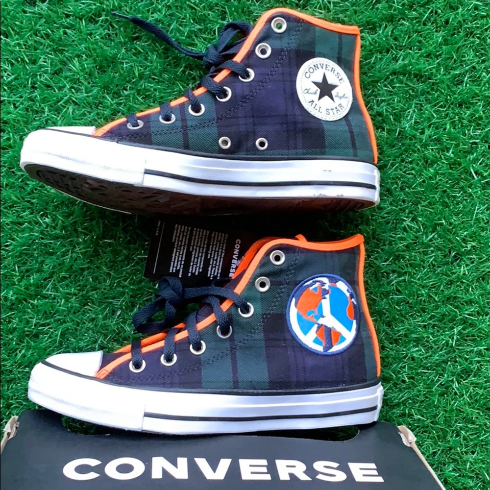 Converse CTAS hi green/brown/white women’s - Picture 11 of 16